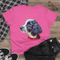 English Cocker Spaniel 'Tango' Women's Midweight Cotton Tee