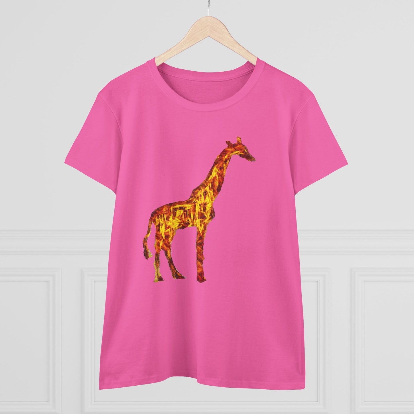 Giraffe 'Camile' Women's Midweight Cotton Tee