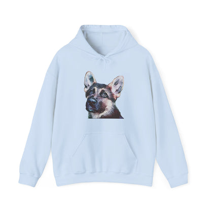 German Shepherd 'Sly' Unisex 50/50 Hoodie