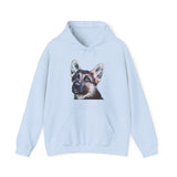 German Shepherd 'Sly' Unisex 50/50 Hoodie