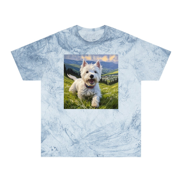 Westie #2 - West Highland Terrier - Unisex Relaxed Fit Color Blast T-Shirt