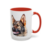 German Shepherd 'Hans' Accent Coffee Mug, 2 sizes