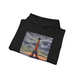 Eiffel Tower Sunset - Unisex 50/50 Hoodie