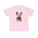 Yorkshire Terrier - Yorkie 'Lupis' Unisex Heavy Cotton Tee