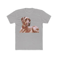 Rhodesian Ridgeback 'Thor' Men's Fitted Cotton Crew Tee