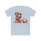 Rhodesian Ridgeback 'Thor' Men's Fitted Cotton Crew Tee