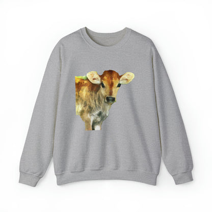 Jersey Calf - Unisex 50/50  Crewneck Sweatshirt