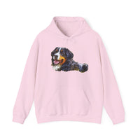 Bernese Mountain Dog - #1  -  Unisex 50/50 Hooded Sweatshirt