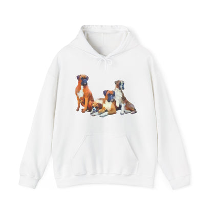 Boxer Quartet Unisex 50/50 Hoodie: Your Go-To Comfort Wear