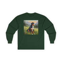 Greater Swiss Mountain Dog Cotton Long Sleeve Tee