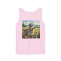 Irish Wolfhound Unisex Relaxed Fit Garment-Dyed Tank Top