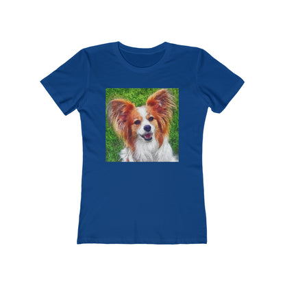 Papillon -  Women's Slim Fit Ringspun Cotton T-Shirt