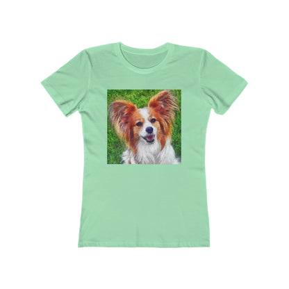 Papillon -  Women's Slim Fit Ringspun Cotton T-Shirt