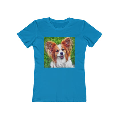 Papillon -  Women's Slim Fit Ringspun Cotton T-Shirt