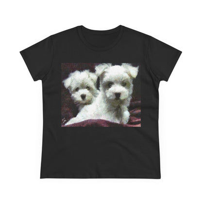 Maltese Women's Midweight Cotton Tee