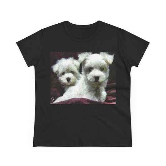 Maltese Women's Midweight Cotton Tee