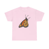 Monarch Butterfly 'Ann Butterfly' Unisex Heavy Cotton Tee