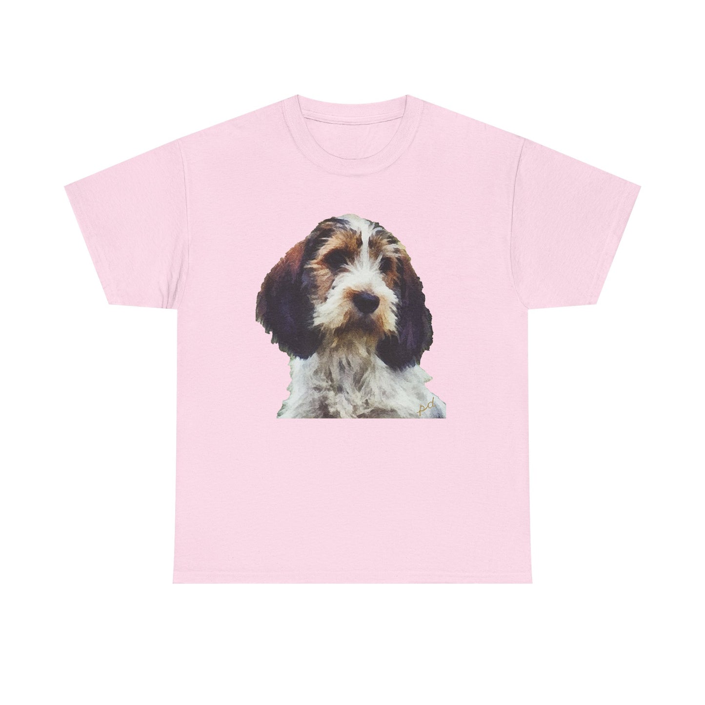 Petit Basset Griffon Unisex Heavy Cotton Tee