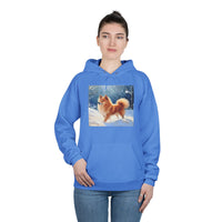 Finnish Spitz - Unisex Fleece Lined Pullover Hoodie Sweatshirt