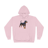 Jagdterrier - Unisex Fleece Lined Pullover Hoodie Sweatshirt