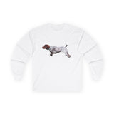 German Shorthaired Pointer "On Point" Classic Cotton Long Sleeve Tee