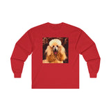 Poodle Unisex Cotton Long Sleeve Tee