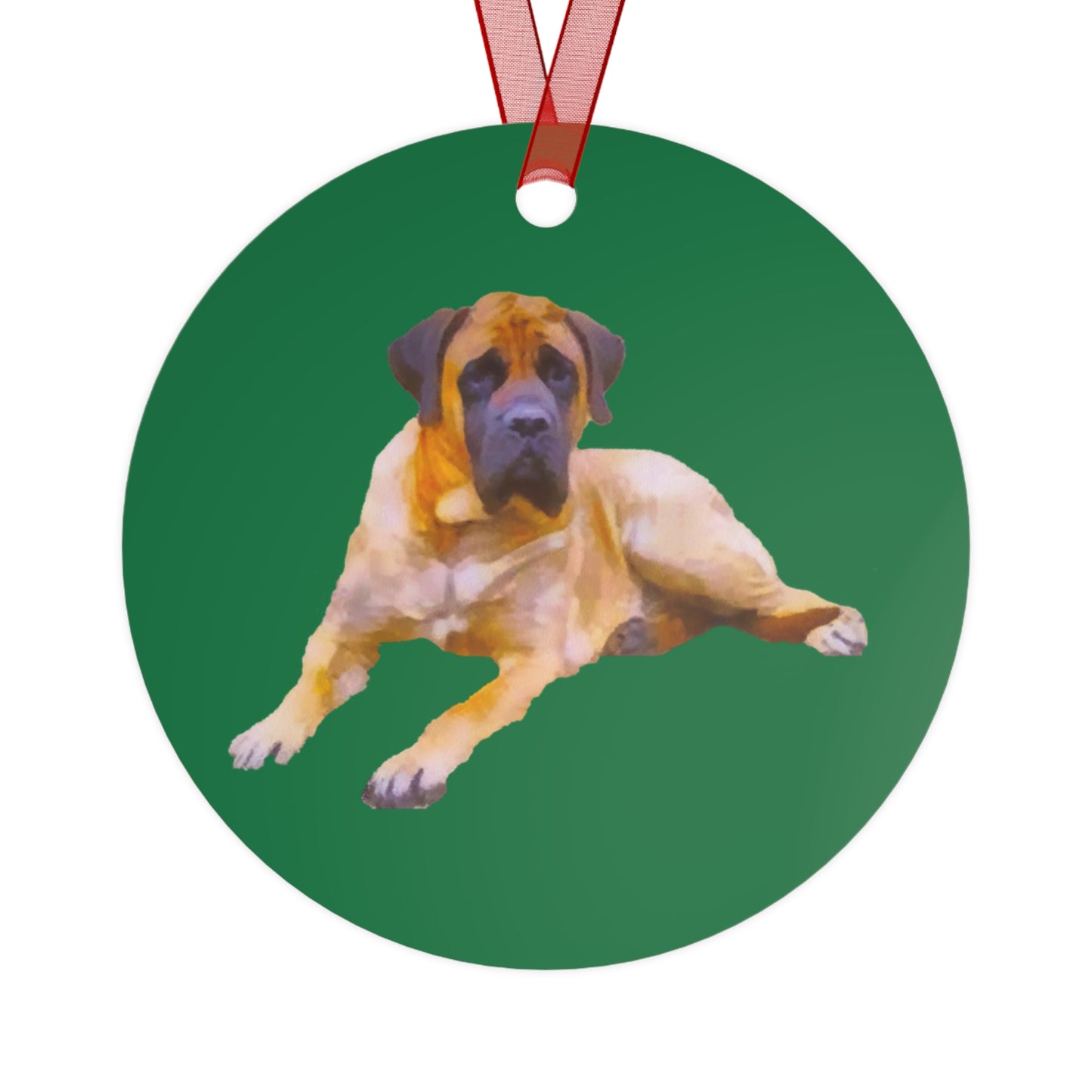 Mastiff Metal Ornaments - The Loyal Holiday Sentinels
