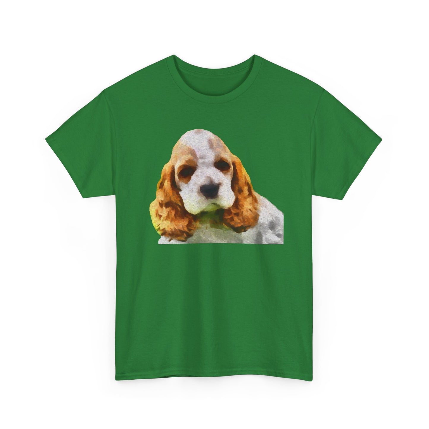 Cocker Spaniel 'Hogan' Unisex Heavy Cotton Tee