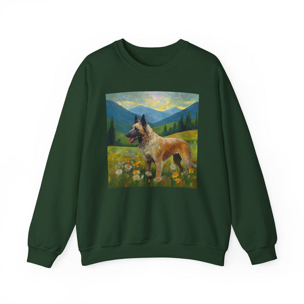 Belgian Laekenois Unisex 50/50 Crewneck Sweatshirt