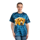 Boerboel Unisex Cotton Tie-Dye Tee, Crystal