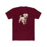 Sealyham Terrier Men's Fitted Cotton Crew Tee