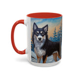 Lapponian Herder Ceramic Accent Coffee Mug - 2 SIzes