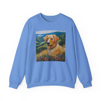 Golden Retriever Unisex 50/50 Crewneck Sweatshirt