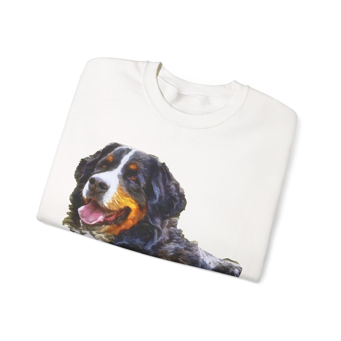 Bernese Mountain Dog Unisex 50/50 Crewneck Sweatshirt