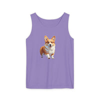 Welsh Corgi Puppy Unisex Relaxed Fit Tank Top