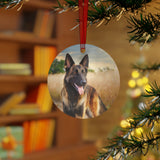 Schapendoes - Dutch Sheepdog Christmas Tree  Metal Ornaments