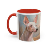 Xoloitzcuintli 'Mexican Hairless' - Ceramic Accent Coffee Mug (11, 15oz)