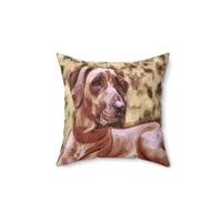 Rhodesian Ridgeback 'Thor' Spun Polyester Throw Pillow