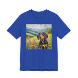 Black & Tan Coonhound Unisex Jersey Short Sleeve Tee