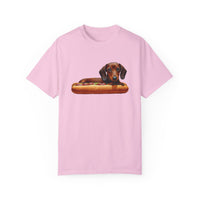 Dachshund  --  Weiner Dog  --  Unisex Pre-Shrunk Relaxed Fit Garment-Dyed T-shirt