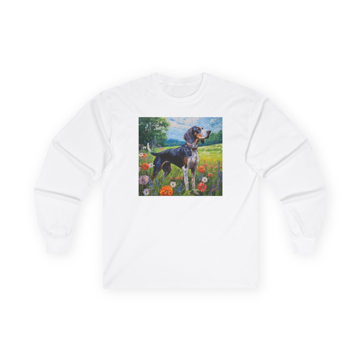 Bluetick Coonhound Unisex Classic Cotton Long Sleeve Tee