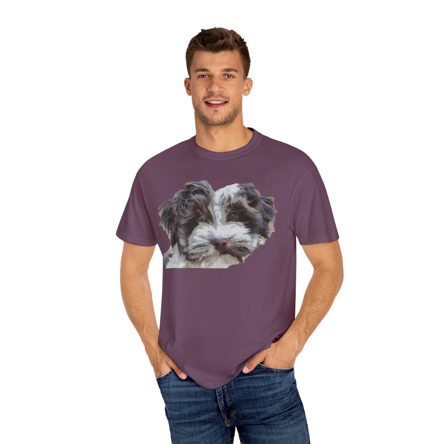 Havanese 'Fideo' Unisex-Adult Relaxed Fit Garment-Dyed T-shirt