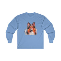 Rough Coated Collie Unisex Cotton Long Sleeve Tee