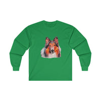 Rough Coated Collie Unisex Cotton Long Sleeve Tee