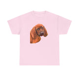 Redbone Coonhound Unisex Heavy Cotton Tee