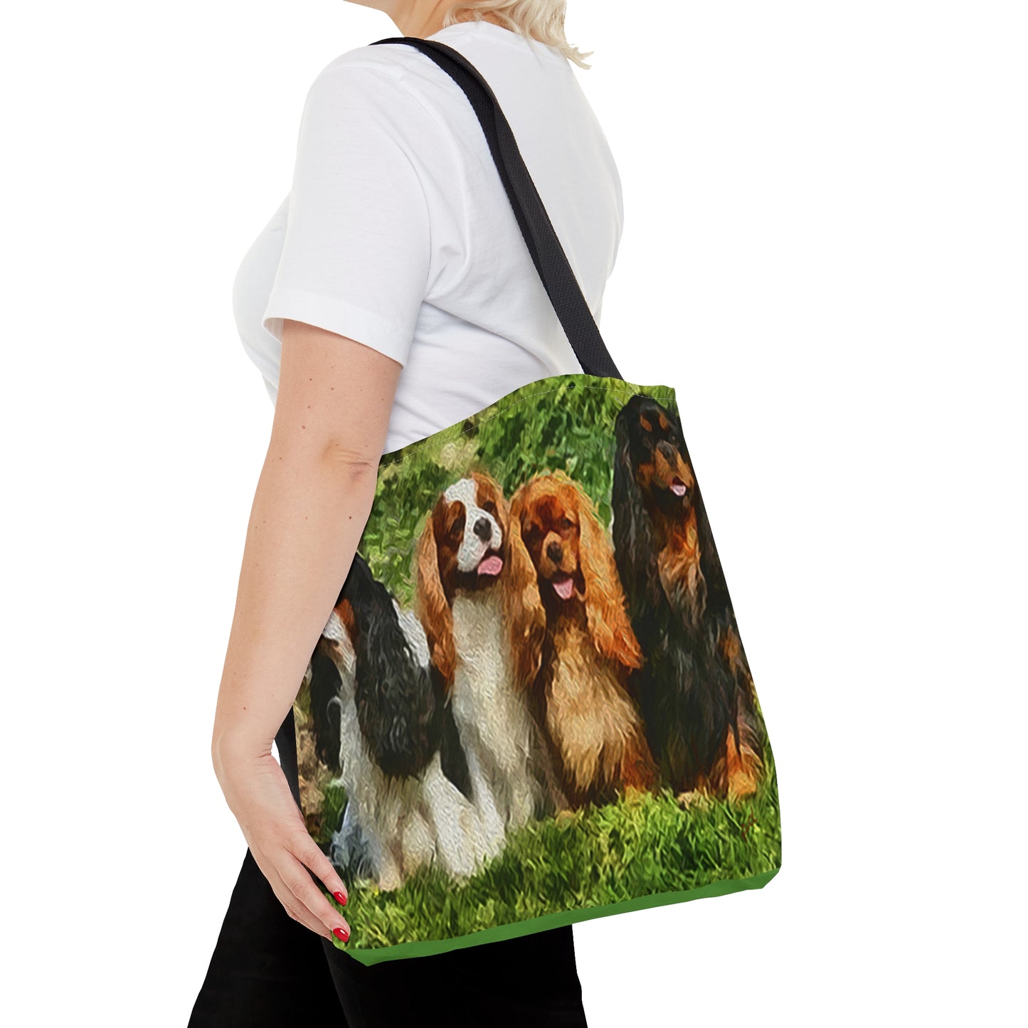 King Charles Spaniels 'Cavalier Club' Tote Bag