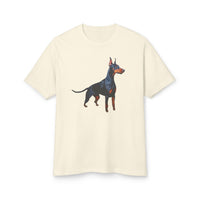 Doberman Pinscher Unisex Relaxed Fit Garment-Dyed Heavyweight Cotton Tee