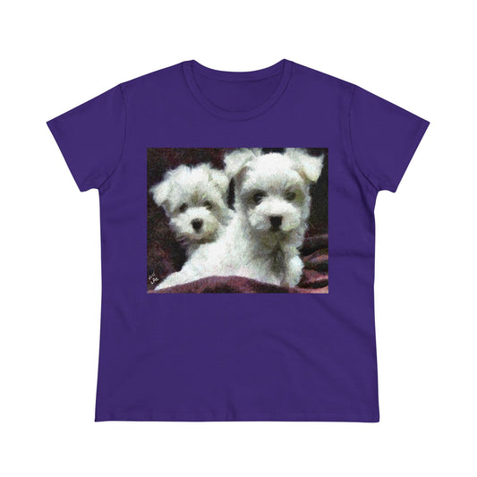 Maltese Women's Midweight Cotton Tee