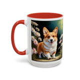 Welsh Corgi Puppy - Accent Coffee Mug (11, 15oz)