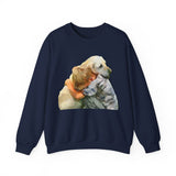 Yellow Labrador Retriever Unisex Crewneck Sweatshirt